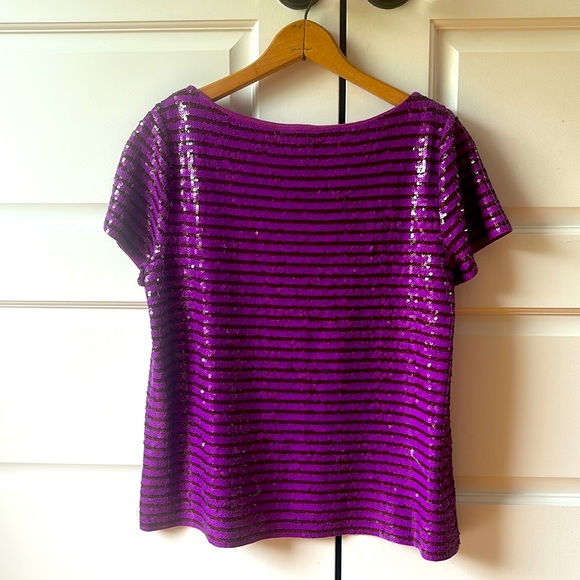 Sequin T Shirt Size Medium - Picture 3 of 6